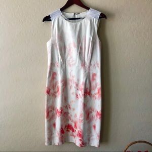 ELIE TAHARI patterned sheath dress